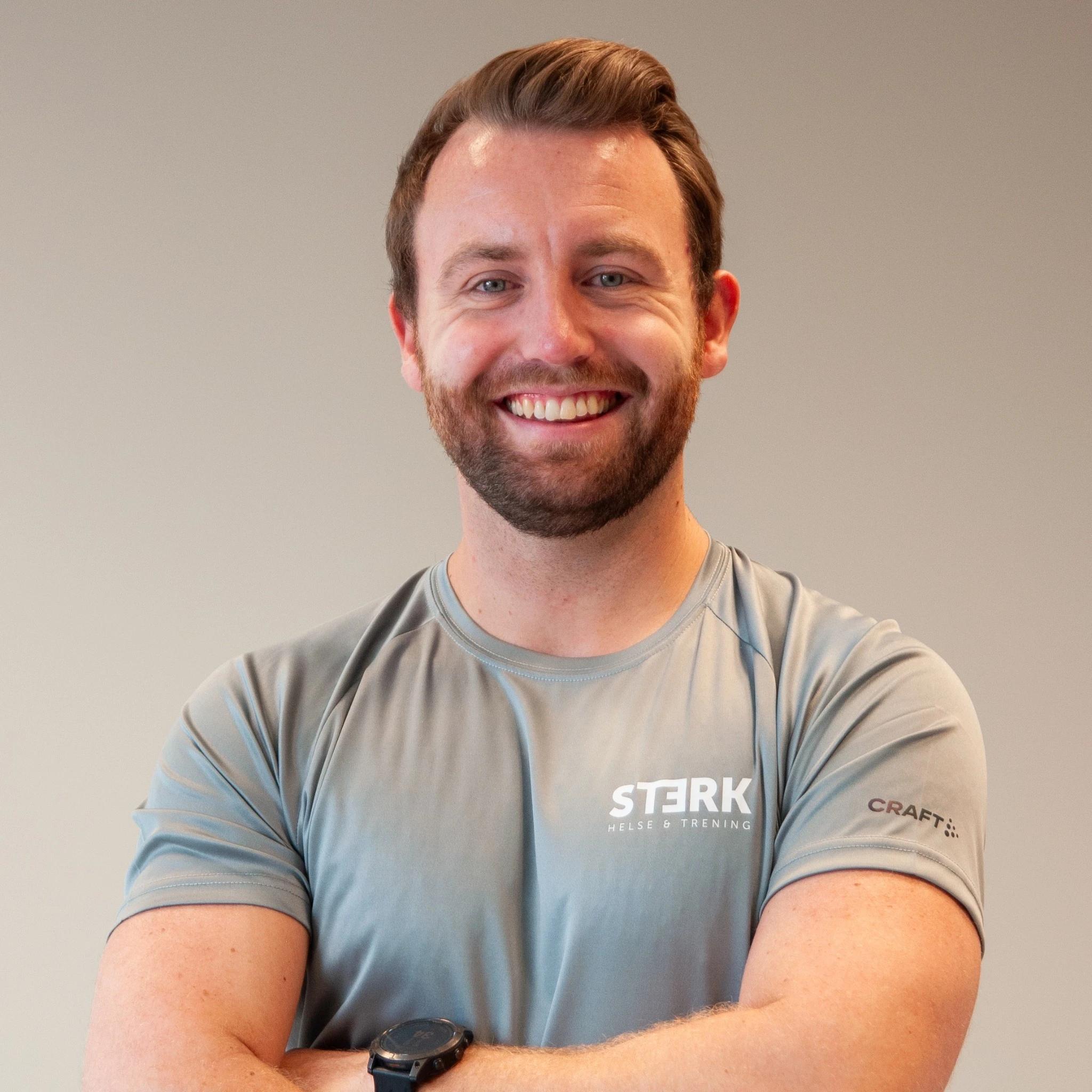 Portrett av personlig trener Eirik Haugen ved STERK Hasle