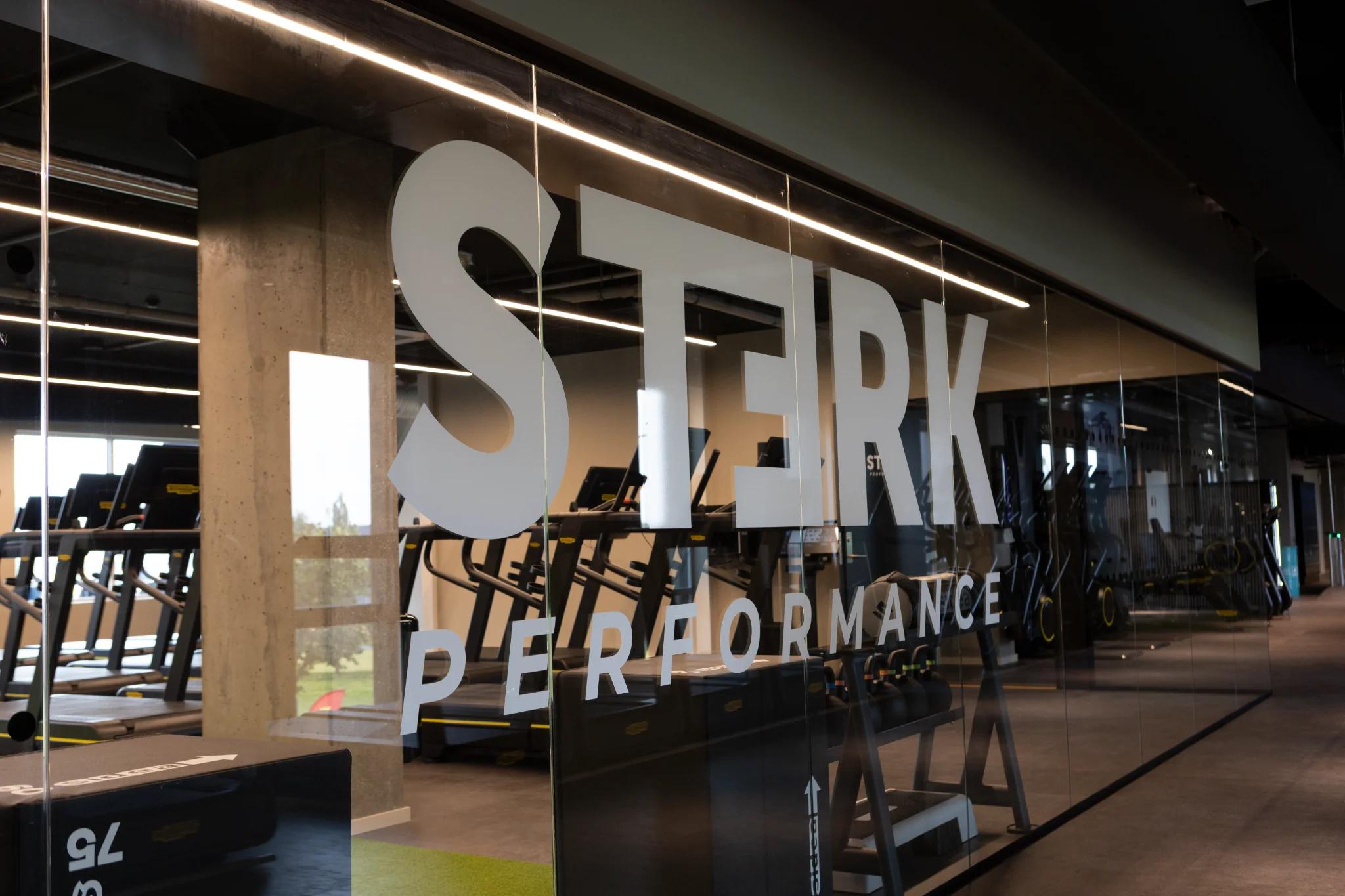 Trenings- og performanceområdet på STERK Nadderud