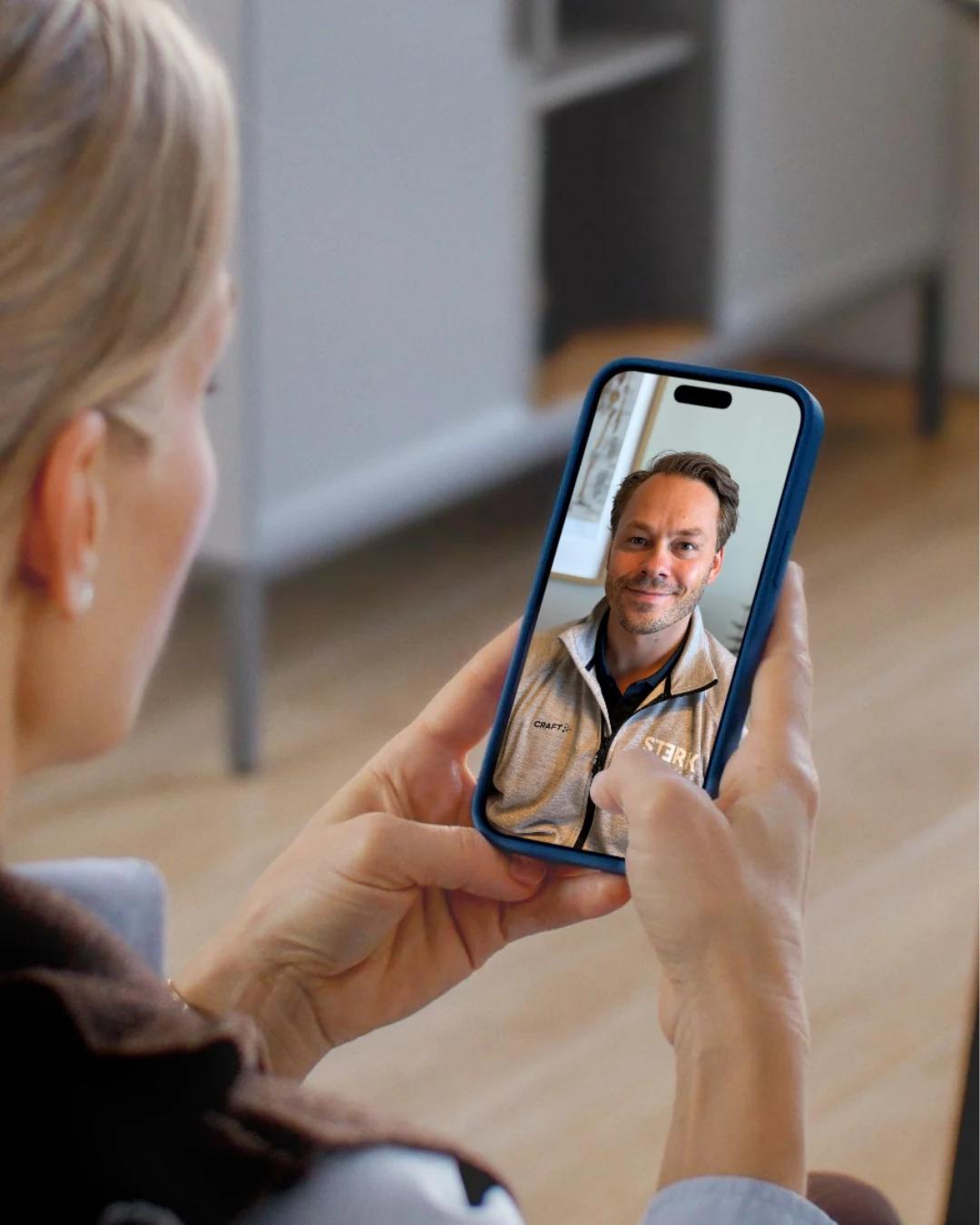 Videokonsultasjon med lege hos STERK Helse